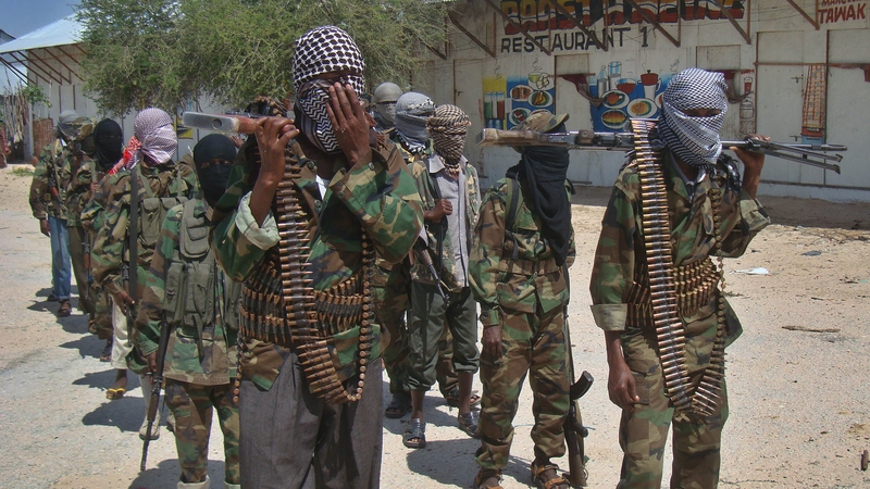 Al Shabaab, linked to Al Qaeda, has been waging an insurgency against the Somali government since 2006 (file image)