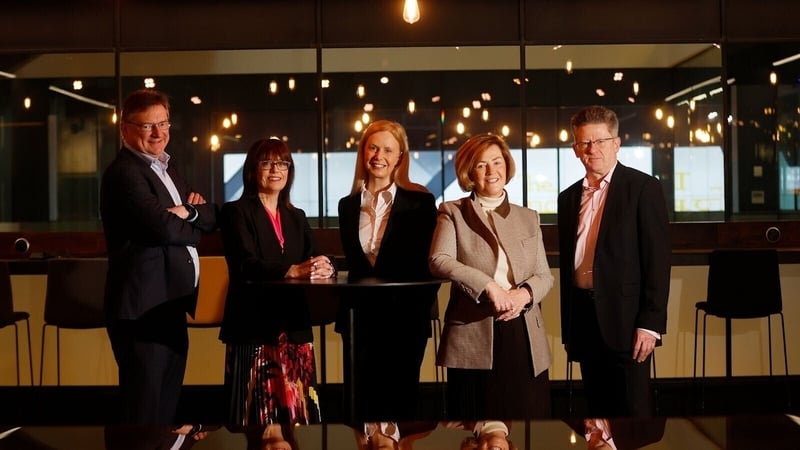 (L-R) Nick Ashmore, Director of Ireland Strategic Investment Fund; Jenny Melia, Executive Director of Enterprise Ireland; Martina Fitzgerald, CEO of Scale Ireland; Adaire Fox-Martin, Head of Google Ireland and Brian Caulfield, Chair of Scale Ireland