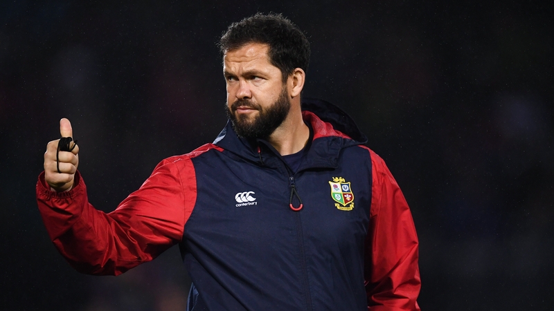 Andy Farrell will succeed Warren Gatland as Lions head coach