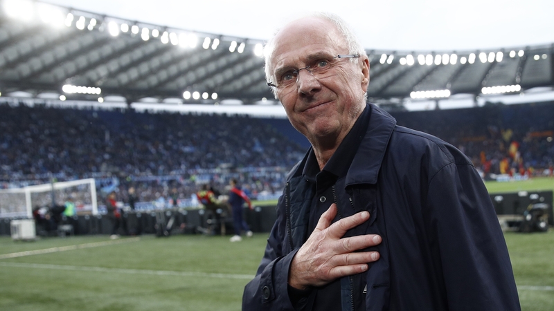 Sven-Goran Eriksson at Stadio Olimpico in Rome in March 2023
