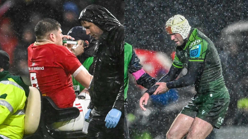 Jack O'Donoghue (l) and Mack Hansen are set for prolonged periods on the sideline