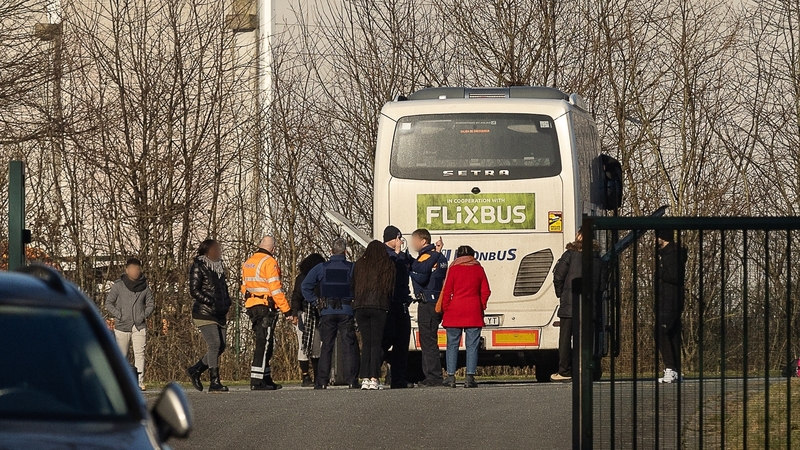 Police said they would question passengers on the bus