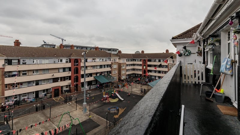 The internal play area at Dublin's Oliver Bond flats. Photo: Pierluigi Cattani Faggion