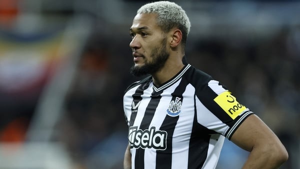 Joelinton has suffered a thigh injury
