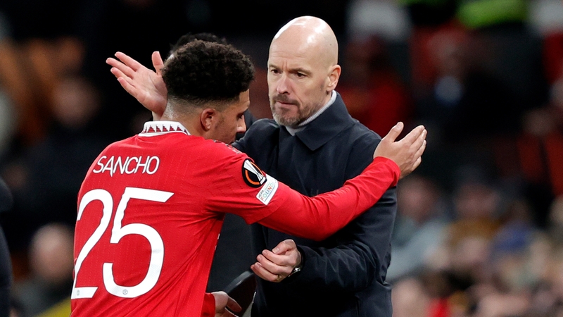 Jadon Sancho and Erik ten Hag have had a tense relationship