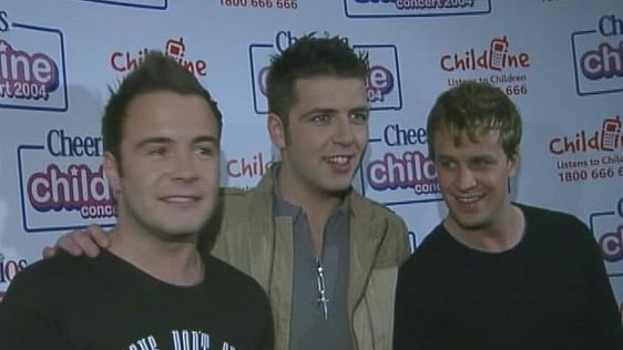 Members of Westlife at Childline Concert, 2004
