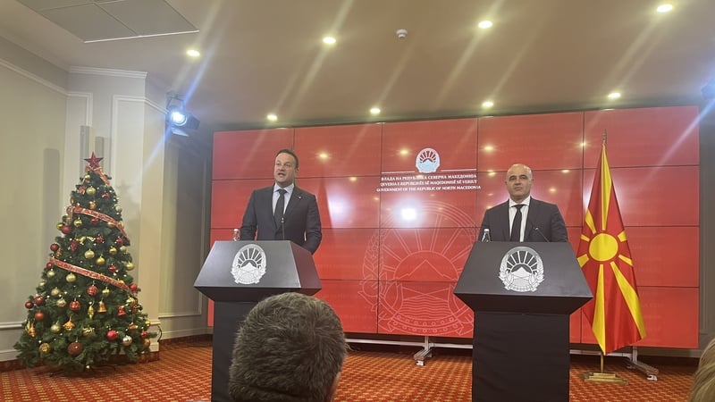 The Taoiseach has spent the past two days meeting with leaders in Kosovo, Montenegro, and North Macedonia