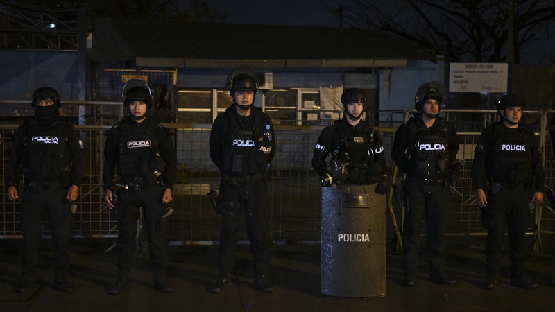 Following the incident, dozens of police officers supported by soldiers could be seen patrolling around the prison, where Ecuador's most dangerous criminals are held