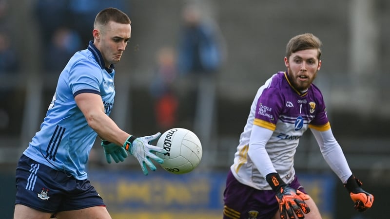 Dublin's Sean Lowry scores his third goal of the game against Wexford at Parnell Park