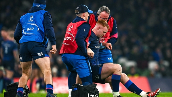 Frawley was removed early in the second half with an injury