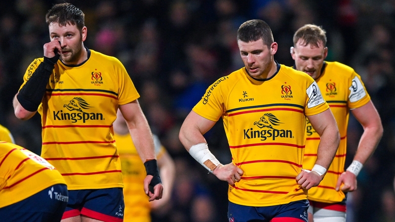 Nick Timoney (2r) was one of Ulster's best performers