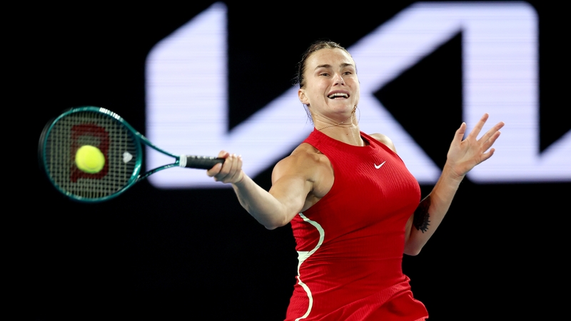 Aryna Sabalenka outclassed her young opponent on Rod Laver Arena