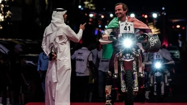 Oran O'Kelly earned an invite to the Dakar Rally on the back of a impressive showing at the Abu Dhabi Desert Challenge last year
