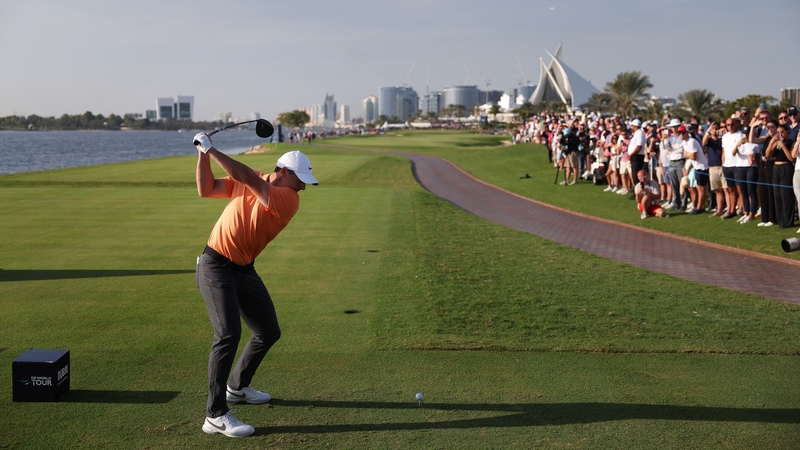 McIlroy's fateful tee shot on 18