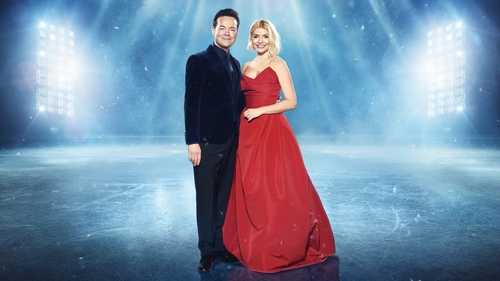 Dancing On Ice presenters Stephen Mulhern and Holly Willoughby