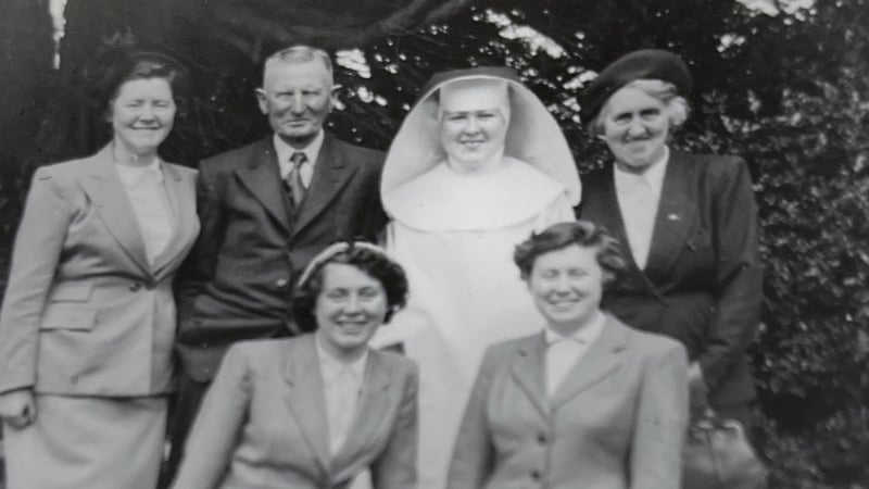 Dominican nun Sr Marian O Sullivan with her family