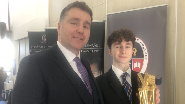 Seán's dad, Ger O'Sullivan, is the school's principal and described his son's achievement as phenomenal