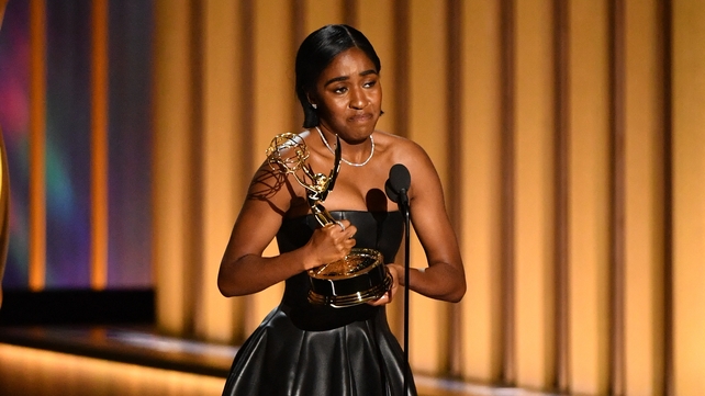Ayo Edebiri wins Supporting Actress in a Comedy Series for The Bear