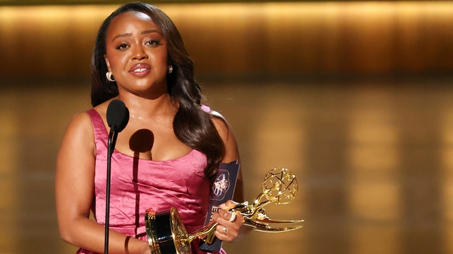 Quinta Brunson wins Lead Actress in a Comedy Series for Abbott Elementary