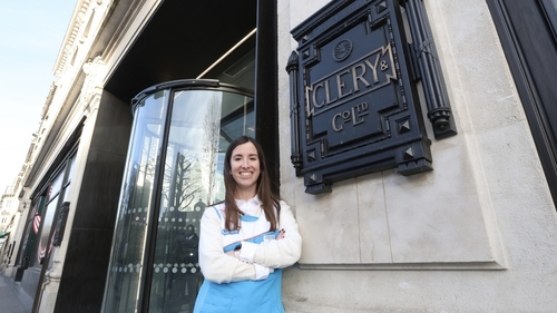 Elena Pecos, CEO of Decathlon Ireland at its third Irish store in the restored Clerys Quarter on O'Connell Street in Dublin.