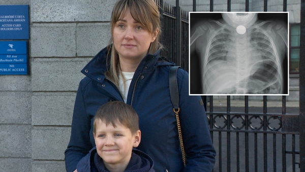 Aaron Sikorski from Tuam in Co Galway was 14 months old at the time of the incident