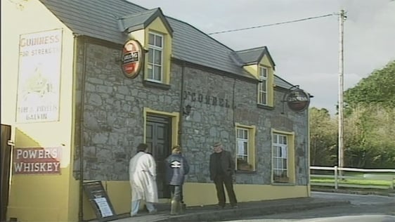 Haunted O'Connell's pub in the village of Ardagh, County Limerick, 1999.