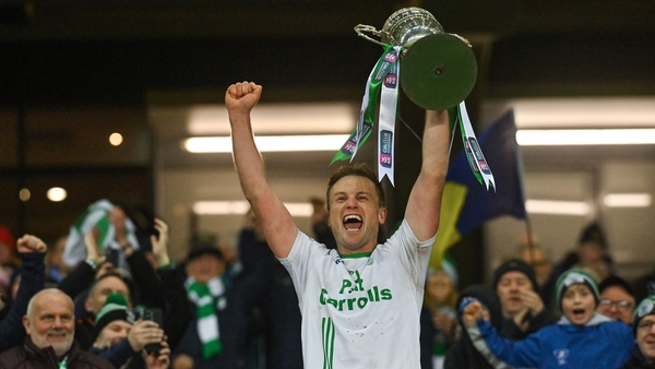 Mark Bergin lifting the Leinster title back in December