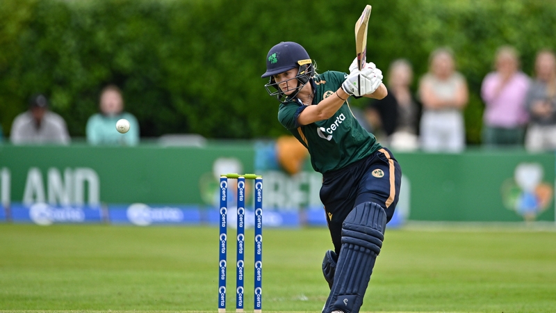 Gaby Lewis struck an unbeaten half century in Ireland's win