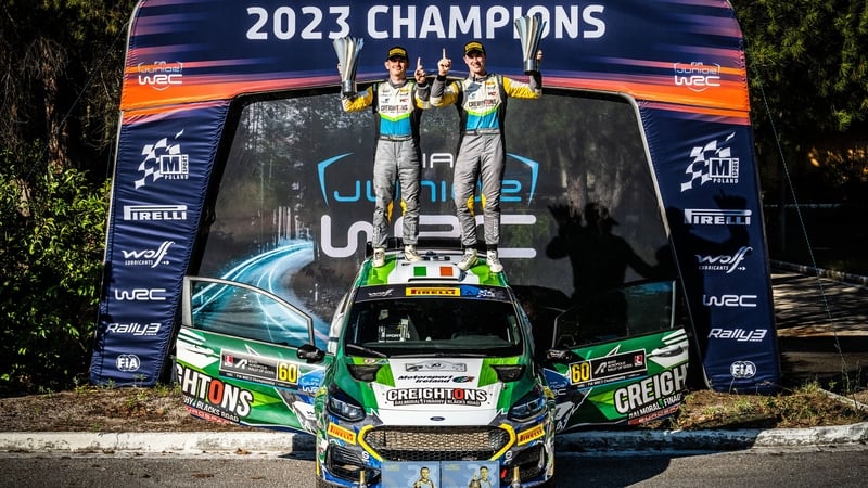 William Creighton and Liam Regan will race in WRC2