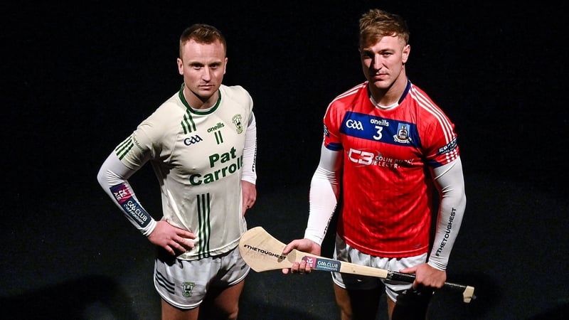 Mark Bergin of O'Loughlin Gaels, left, and Fintan Burke