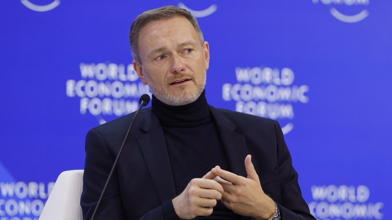 German finance minister Christian Lindner was speaking at Davos today