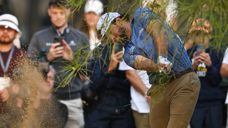 Cameron Young took advantage of the calmer earlier conditions