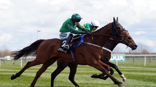The Clarence House Chase was due to feature a clash between El Fabiolo (nearest) and Jonbon