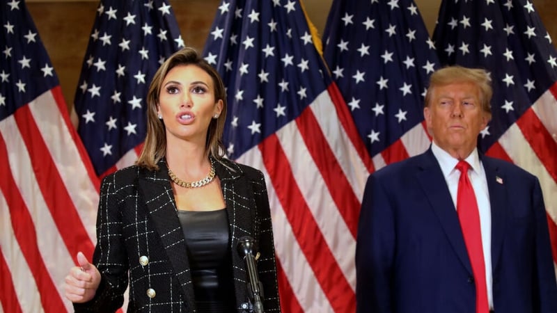 Donald Trump's lawyer Alina Habba, pictured, wrote to US District Judge Lewis Kaplan (file photo)