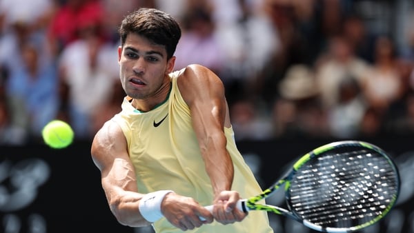 Carlos Alcaraz is through to the second week in Melbourne for the first time