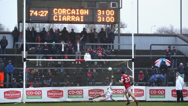 Cork's Mark Cronin fires home the winning penalty