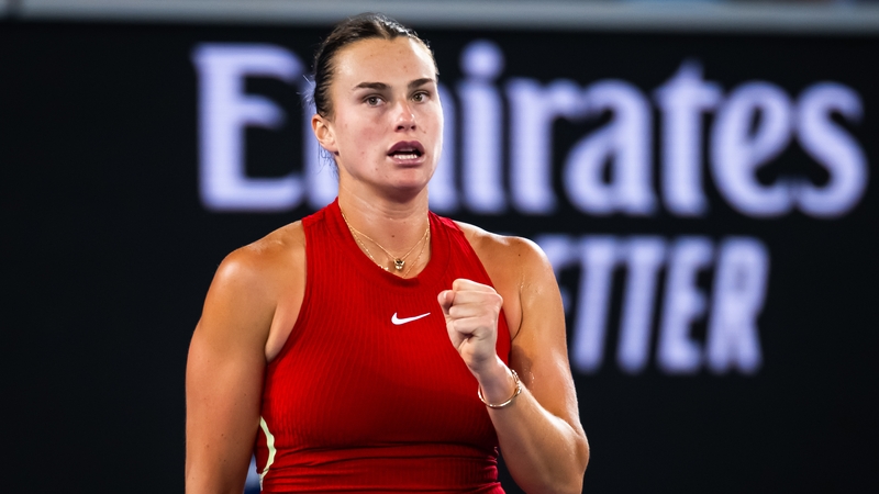 Aryna Sabalenka saw off Amanda Anisimova at Melbourne
