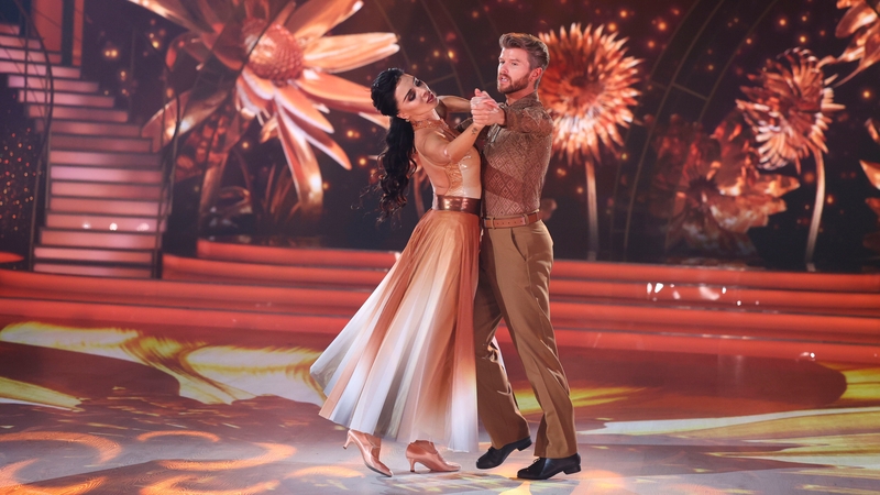 This Sunday sees Whelan dance a rumba to Sting's Fields of Gold