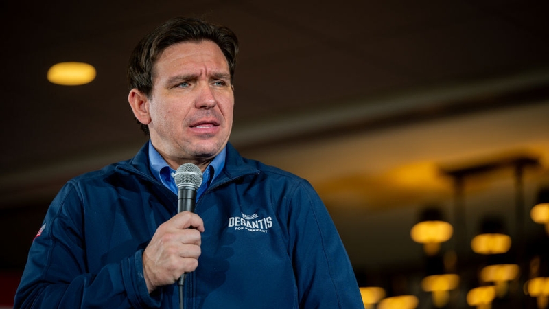 Ron DeSantis has announced he is dropping out of the 2024 US Election race (file photo)