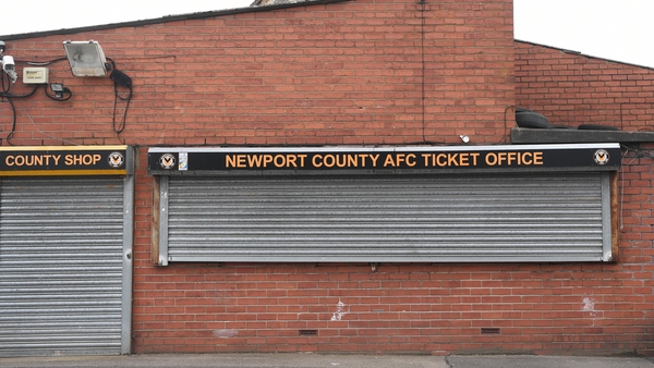 The ticket office at Rodney Parade