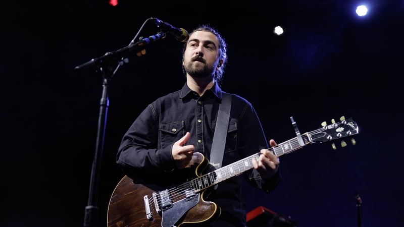 Noah Kahan performs at O2 Forum Kentish Town on November 20, 2023 in London, England. (Photo by Burak Cingi/Redferns)