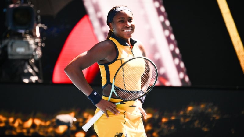 Coco Gauff will play in the semi-finals in Melbourne for the first time