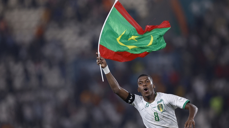 Mauritania's midfielder #8 Bodda Mouhsine