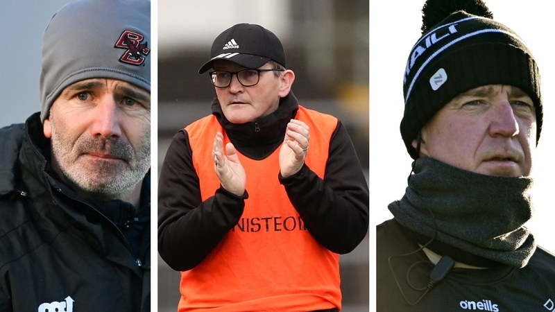 New men at the helm - from left - Mark Fitzgerald (Clare), Jimmy Lee (Limerick) and Declan Kelly (Offaly)