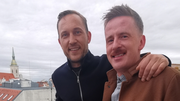 First Dates Maitre D' Mateo Saine and bartender Neil Kenna