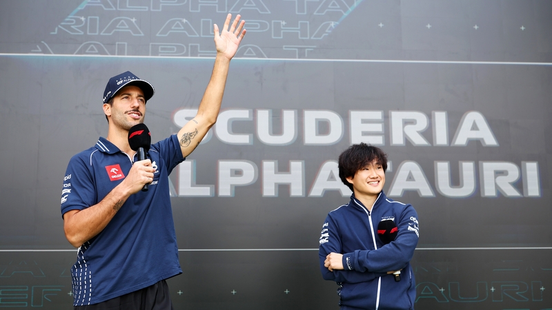 Eight-time grand prix winner Daniel Ricciardo and Japan's Yuki Tsunoda will continue as the team's driver pairing into 2024