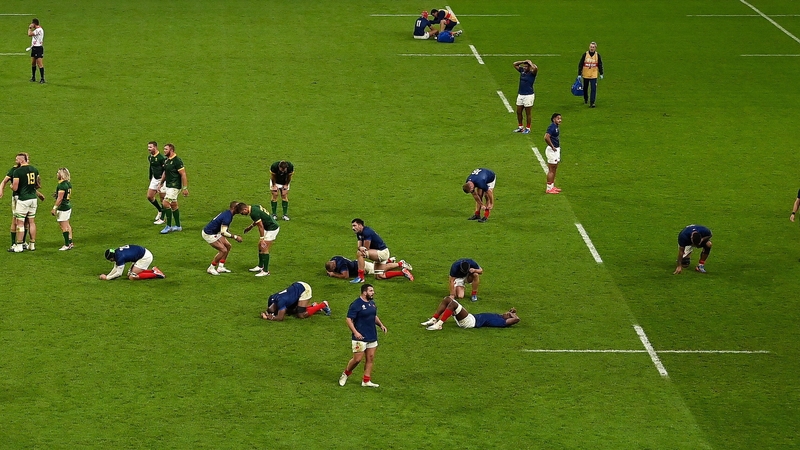 France lost their World Cup quarter-final to South Africa by a point