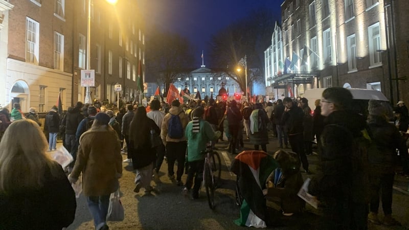 Demonstrators are calling on the Government to join South Africa's genocide case against Israel at the International Court of Justice