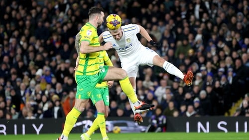 Patrick Bamford rises to power home the only goal of the game