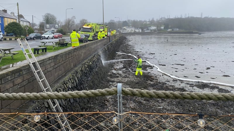 The oil spill happened in January of last year